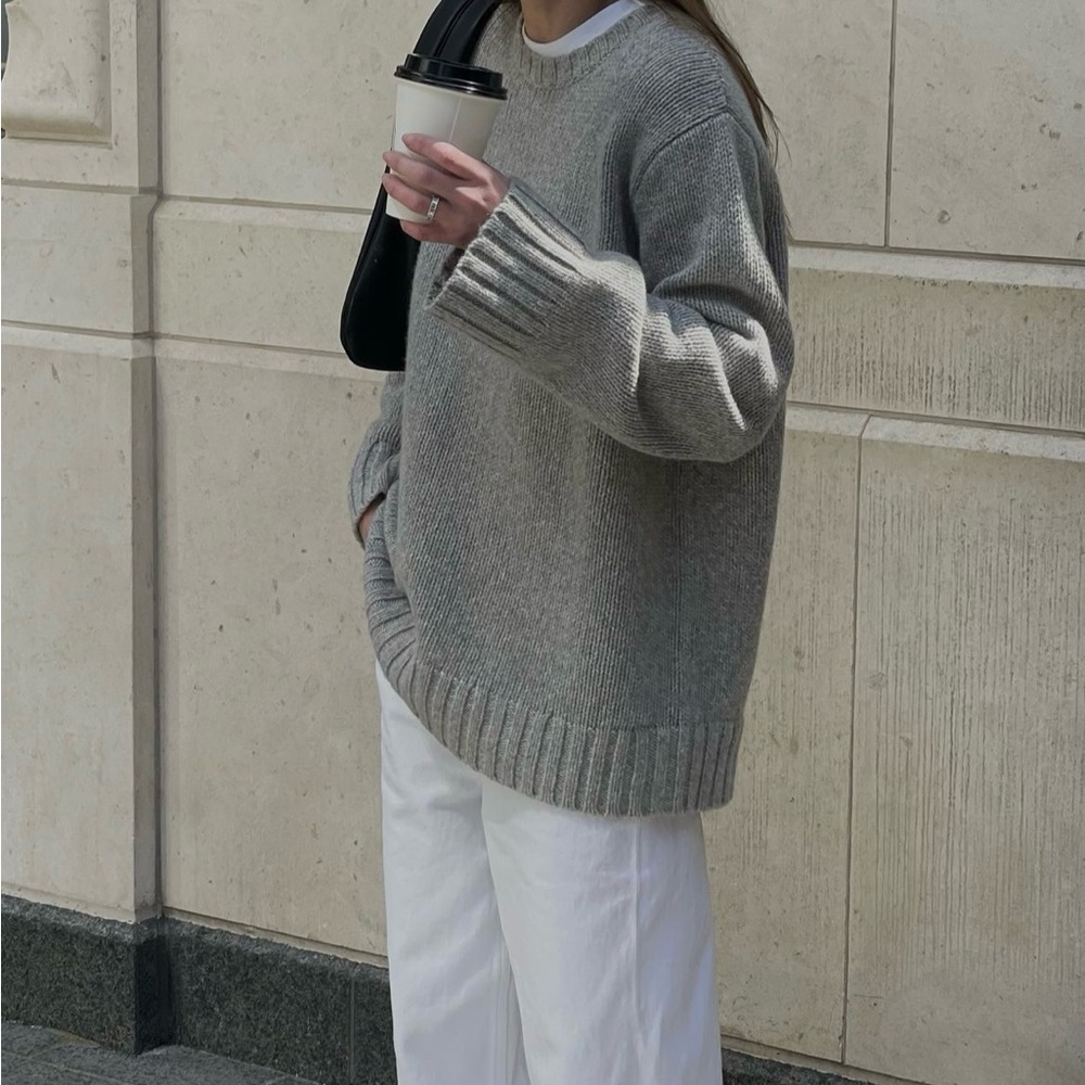 Jenni Kayne cashmere Amelia sweater in grey size xxs never worn